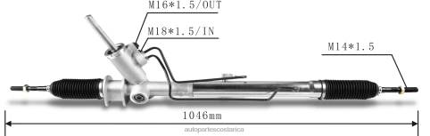 XF8F02688 Autopartes Costa Rica | cremallera de dirección asistida 92098992 9062911 9005916 9013810 9063887 CHEVROLET
