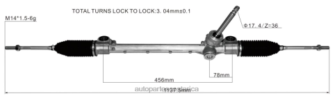 XF8F02812 Repuestos De Motos Alajuela | cremallera de dirección asistida 45502-bz090 DAIHATSU