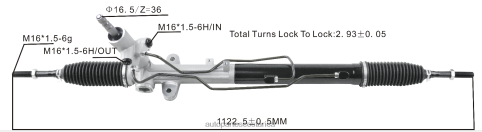 XF8F02723 Repuestos De Motos San Jose | cremallera de dirección asistida 57700-2p200 577002w000 577002w100 HYUNDAI/KIA