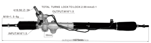 XF8F02750 Autopartes Mayorista | Cremallera de dirección asistida 57700-2s100 57700-2s000 HYUNDAI/KIA