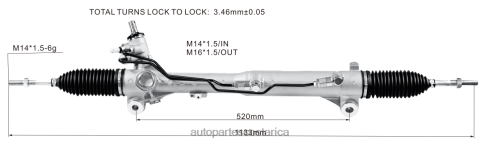 XF8F02642 Repuestos De Motos Alajuela | cremallera de dirección asistida ua3n-32-110 MAZDA