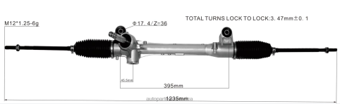 XF8F02553 Repuestos De Motos San Jose | cremallera de dirección asistida 4410a498 MITSUBISHI