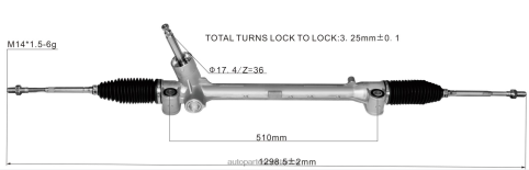 XF8F02617 Mayorista De Auto Repuestos | cremallera de dirección asistida jq201-005901 SUZUKI