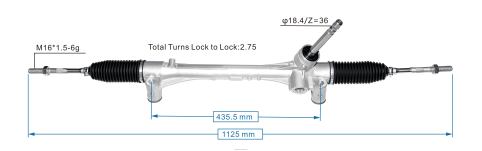XF8F02508 Autopartes Costa Rica | cremallera de dirección asistida 45510-f4020 45510-0a020 TOYOTA