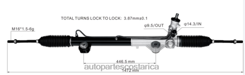XF8F02666 Mayorista Repuestos De Motos | cremallera de dirección asistida 8l3z-3504-drm FORD