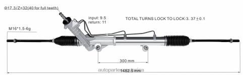 XF8F02669 Autopartes San Jose | cremallera de dirección asistida 97vb3n503ba 97vb3n503aa FORD